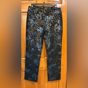 LG Black, Blue and Gray Patterned Garment